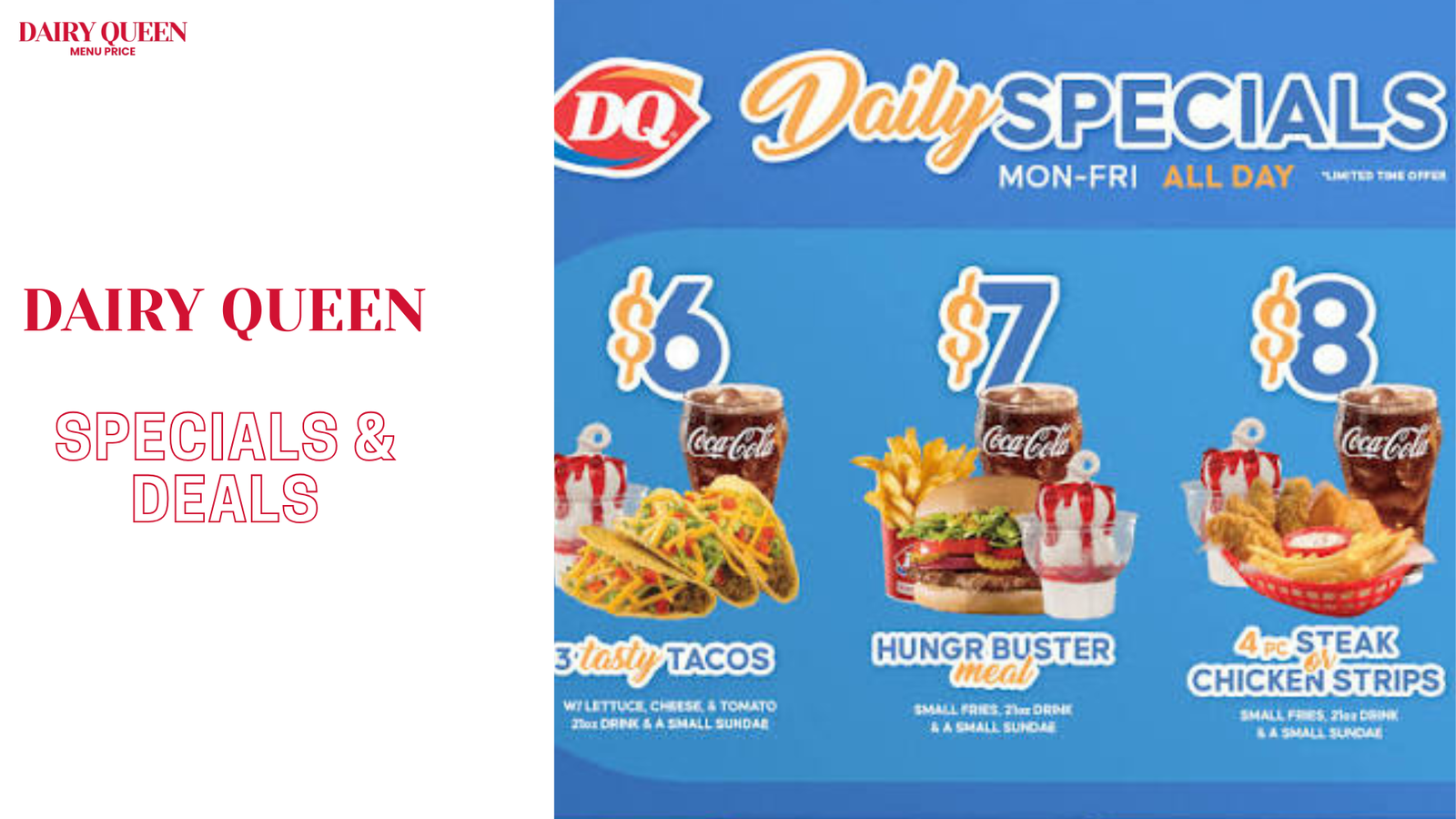 dairy queen specials deals
